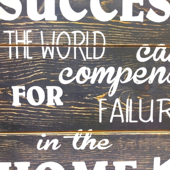 LARGE 'Distressed' Wood Inspirational Sign - Picture 2 of 5